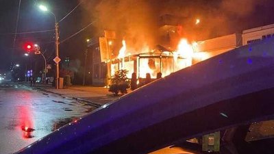 У Хмельницькому сталася пожежа у ресторані