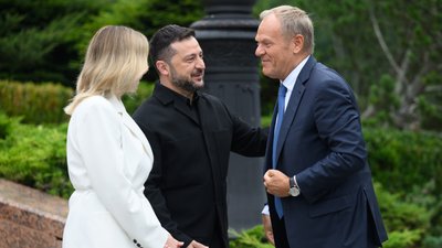 Володимир Зеленський, Дональд Туск