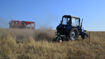 На території заповідного парку “Єланецький степ”, що на Миколаївщині, сталася пожежа На території заповідного парку “Єланецький степ”, що на Миколаївщині, сталася пожежа