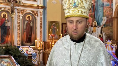 Різдво Христове свято різдвяне богослужіння храм Донеччина Різдво Христове свято різдвяне богослужіння храм Донеччина