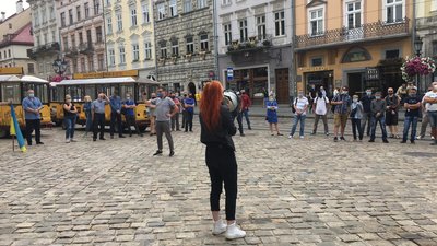 У Львові учасники війни на Сході вимагають, аби їм надали земельні ділянки У Львові учасники війни на Сході вимагають, аби їм надали земельні ділянки