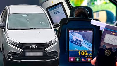 Нетверезий водій на Чернігівщині: поліція зупинила авто за перевищення швидкості