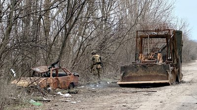 Як чергує антидроновий загін "Азову": репортаж Як чергує антидроновий загін "Азову": репортаж