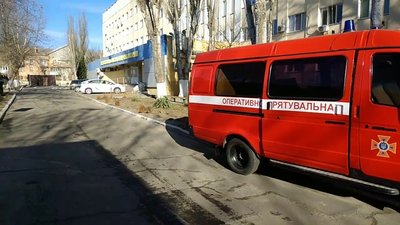 У херсонській обласній лікарні сталася пожежа У херсонській обласній лікарні сталася пожежа
