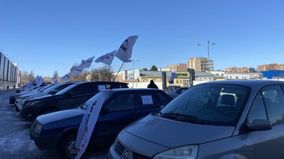 Полтавські підприємці влаштували автопробіг: які вимоги Полтавські підприємці влаштували автопробіг: які вимоги