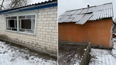 У селі Цвітне Олександрівської громади пошкоджені вісім будинків. 4 лютого 2025 року
