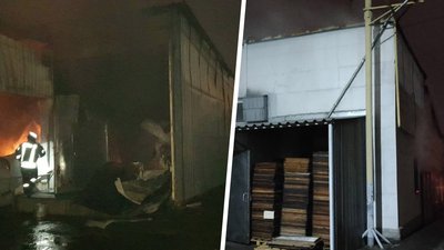 У Харкові 60 рятувальників гасили склад копченої риби