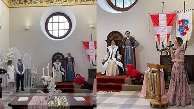 У замку на Рівненщині почали одружувати у стилі Середньовіччя У замку на Рівненщині почали одружувати у стилі Середньовіччя