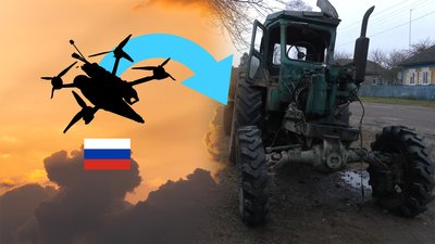 Дрон РФ поцілив по трактору в Іванівці Семенівської громади на Чернігівщині