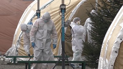 Задіяли два секційні модулі. На Прикарпатті у мобільному госпіталі лікують вісім пацієнтів