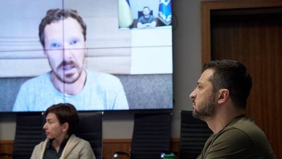 "Щиро вдячний за солідарність із нашою державою": Зеленський поспілкувався з Бенедиктом Камбербетчем