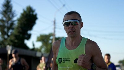Учасник ультрамарафону Сергій Панькевич