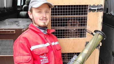 Волонтери з Охтирки допомагають рятувати тварин з харківського "Фельдман Екопарку" Волонтери з Охтирки допомагають рятувати тварин з харківського "Фельдман Екопарку"