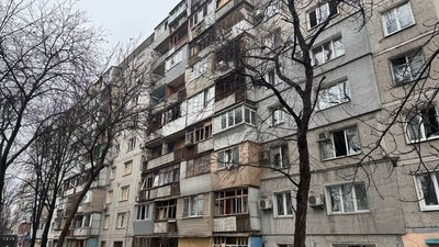 Пошкоджений будинок внаслідок атаки РФ 20 листопада 2025