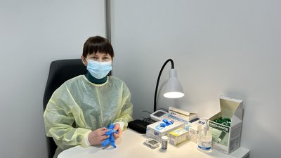 Медична сестра туберкульозного диспансеру Світлана Кули Медична сестра туберкульозного диспансеру Світлана Кули