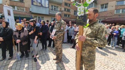 Похорон військового Миколи Луціва