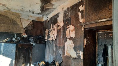 У Луцьку згоріла квартира в багатоповерхівці У Луцьку згоріла квартира в багатоповерхівці