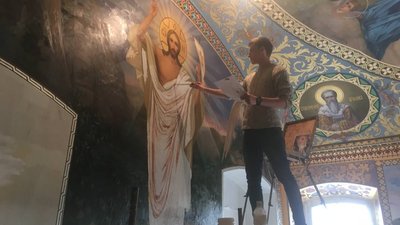Від розпису храмів до патріотичних муралів. Ексклюзивна розмова з рівненським художником Костянтином Качановським Від розпису храмів до патріотичних муралів. Ексклюзивна розмова з рівненським художником Костянтином Качановським