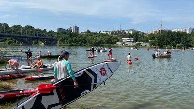 "Усі на всьому": у Вінниці проходить водний фестиваль "Усі на всьому": у Вінниці проходить водний фестиваль
