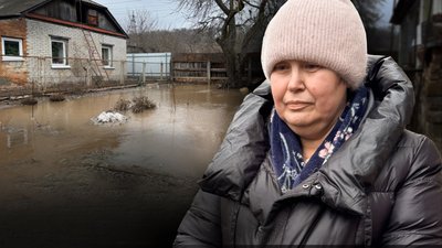 У Полтаві через дощ і танення снігу затопило приватні будинки, подвір’я та городи