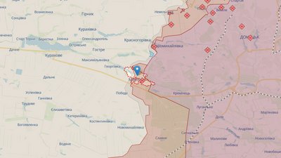 Deepstatemap Мар'їнка. Донбас. 1.07.2023 рік Deepstatemap Мар'їнка. Донбас. 1.07.2023 рік