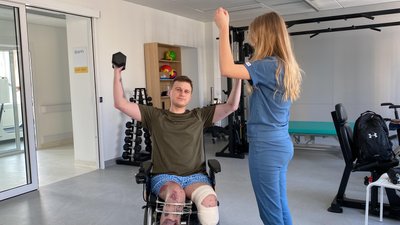 Наступив на міну на Харківщині: у Львові врятували ногу військовому Наступив на міну на Харківщині: у Львові врятували ногу військовому