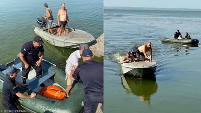 Підлітка на надувному матраці віднесло на кілометр від берега Дністровського лиману