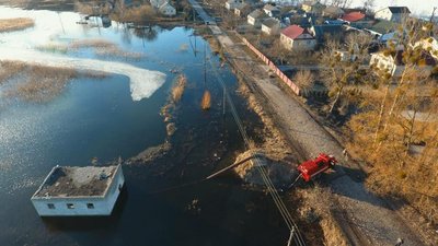 На Рівненщині підтопило десятки подвір'їв на березі річки