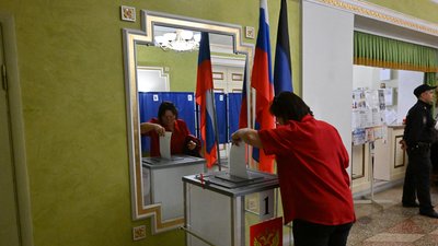 незаконне голосування до Держдуми РФ в окупованому Донецьку