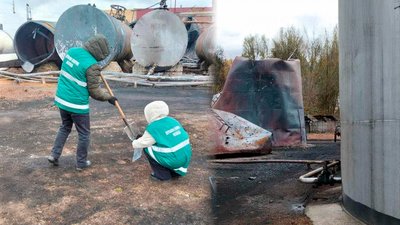 Російський удар по підприємству на Ніжинщині завдав збитків екології на понад 2 млн грн