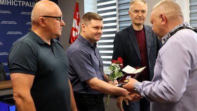 Андрій Гергелюк отримав медаль "Захиснику Вітчизни"