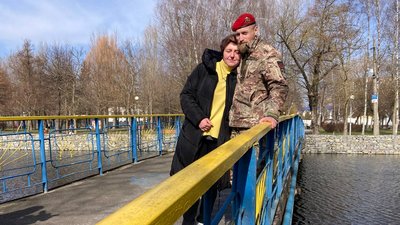 Дмитро Рубан з дружиною Іриною