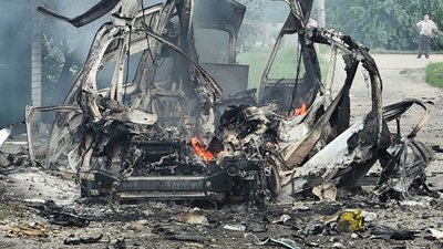 Знищена швидка у Золочеві