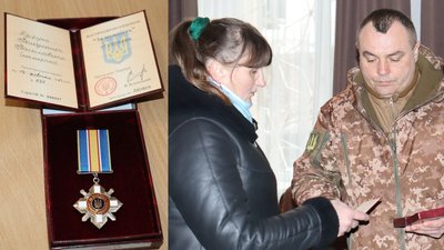 Матері загиблого військового з Черкащини вручили посмертну нагороду