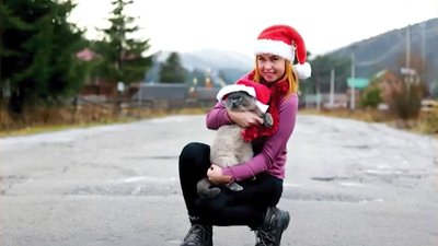 Тернополянка Ореста Дешева подорожує зі своїм котом Тернополянка Ореста Дешева подорожує зі своїм котом