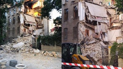 В Одесі обвалився житловий будинок: мешканців евакуювали, одна людина травмувалася