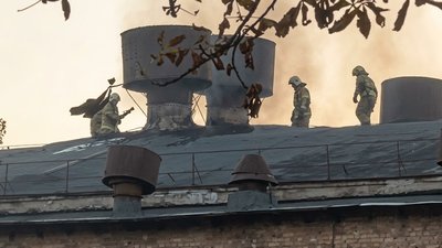 Російський обстріл кіностудії Довженка