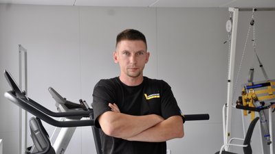 Іван Дзюба у реабілітаційному центрі "Незламні"