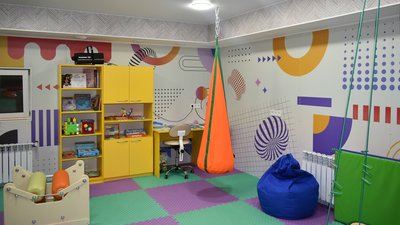 Одна із кімнат у центрі допомоги дітям