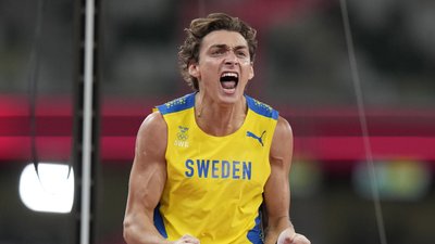 Швед Дуплантіс виграв Олімпіаду у стрибках з жердиною та штурмував світовий рекорд