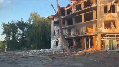 Святогірськ після обстрілів російських окупантів
