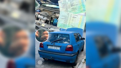 Підроблений техпаспорт: У Чернігові патрульні зупинили водія