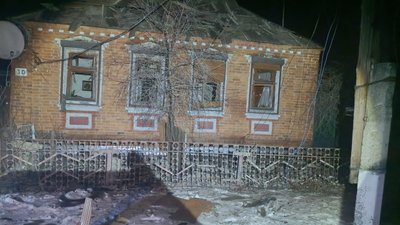 Пошкодження через удар дроном по Золочеву