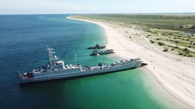 У Чорному морі відбулися навчання корабельно-десантної групи ВМС У Чорному морі відбулися навчання корабельно-десантної групи ВМС