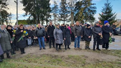 Освячення алеї пам’яті загиблих воїнів. Грудень 2023. Тернопільщина Освячення алеї пам’яті загиблих воїнів. Грудень 2023. Тернопільщина