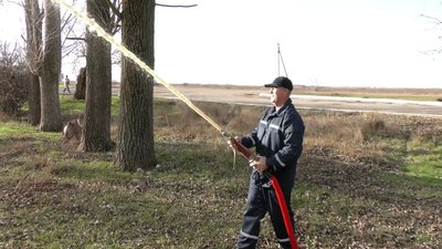 В одному з районів Херсонської області селяни власними силами організували пожежну станцію