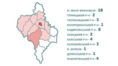Двоє померлих з COVID-19 за минулу добу на Прикарпатті - чоловіки Двоє померлих з COVID-19 за минулу добу на Прикарпатті - чоловіки