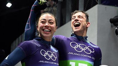 Оліміада-2026: Табіта Стокер та Метт Вестон — перші чемпіони в змішаному турнірі скелетону