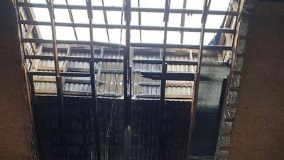 На Тернопільщині горіла недобудована церква: що відомо На Тернопільщині горіла недобудована церква: що відомо