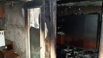 На Львівщині під час пожежі у квартирі знайшли тіло чоловіка